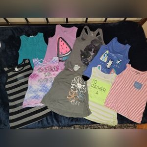 Large lot of 6-6X summer tanks/t-shirts